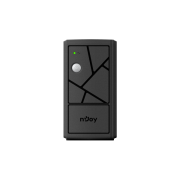 NJOY Sznetmentes  600VA - Keen 600 USB (2 Schuko, line-interaktv, USB menedzsment, RJ11/45 vonalvdelem, fekete)