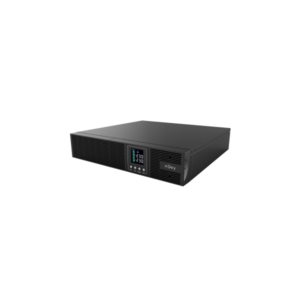 NJOY Sznetmentes 2000VA - Aster 2K (8x IEC C13, On-line, RS232, USB, szoftver, LCD kijelz, 2U rack)