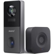 ARENTI Ajtcseng szett - VBELL1 (3MP, 3,2mm, IP65 kltri, IR10m, 6700mAh, wifi, microSD, mikrofon, hangszr, cseng)