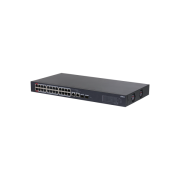 DAHUA Mendzselhet PoE switch - CS4226-24ET-240 (Cloud menedzsment; 24x 100Mbps at/af PoE; 2x 1Gbps; 2x 1Gbps SFP; 240W)