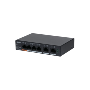 DAHUA PoE switch - CS4006-4GT-60 (Cloud Menedzsment; 4x1Gbps PoE; + 2x 1Gbps uplink, 60W)