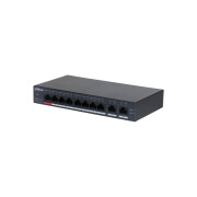 DAHUA PoE switch - CS4010-8ET-110 (Cloud menedzsment; 8x100Mbps PoE + 2x 1Gbps uplink, 110W)