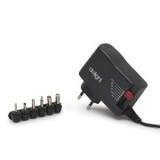 DELIGHT univerzlis adapter (55056C), DC 3-12V, 2,5A, 6db cserlhet dug