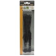 HANDY-TOOLS Vezetk ktegel - 05430BK (fekete, 75db-os szett)