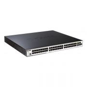 D-link 48-port 10/100/1000 Layer 2 Stackable Managed PoE Gigabit Switch including 4-port Combo 1000BaseT/SF