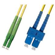 Linkeasy Duplex patch kbel 2 x LC/APC + 2 x SC/UPC csatlakozval, 3mm duplex core 9/125 LSZH, 15 m