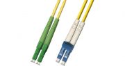 Linkeasy Duplex patch kbel 2 x E2000/APC csatlakozval + 2 x LC/UPC csatlakozval, 3mm duplex core 9/125 LSZ