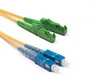 Linkeasy Duplex patch kbel 2 x E2000/APC csatlakozval + 2 x SC/UPC csatlakozval, 3mm duplex core 9/125 LSZ