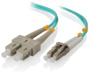 Linkeasy Duplex patch kbel 2 x SC/UPC + 2 x LC/UPC csatlakozval, 3mm duplex core 50/125 OM3 LSZH, 5 m