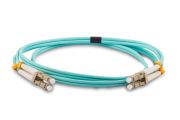 Linkeasy Duplex patch kbel 4 x LC/UPC csatlakozval, 3mm duplex core 50/125 OM3 LSZH, 1 m