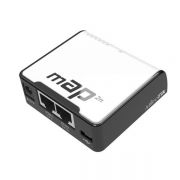 Mikrotik mAP with AR9531 650MHz CPU, 64MB RAM, 2xLAN, built-in 2.4Ghz 802.11bgn Dual Chain wireless with inte