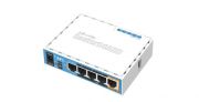 Mikrotik hAP ac Lite with 650MHz CPU, 64MB RAM, 5xLAN, built-in 2.4Ghz 802.11b/g/n two chain wireless plastic