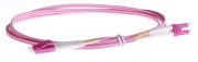 Linkeasy Duplex patch kbel 4 x LC/UPC csatlakozval, 3mm duplex core 50/125 OM4 LSZH, 20 m