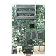 RouterBOARD 433 with 300MHz Atheros CPU, 64MB RAM, 3 LAN, 3 miniPCI, RouterOS L4
