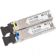 Mikrotik Pair of SFP modules, S-35LC20D (1.25G SM 20km T1310nm/R1550nm) + S-53LC20D (1.25G SM 20km T1550nm/R1