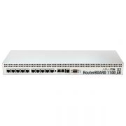 Mikrotik RouterBOARD 1100AHx2 with PowerPC Dual Core 1066Mhz CPU, 2GB RAM, 13xGbit LAN, RouterOS L6, 1U rackm