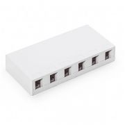 KELine Falon kvli doboz 6xRJ45, res, modulok nlkl !