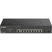 D-link 8-port 10/100/1000 BASE-T Ports, 2 x 100/1000 Mbps SFP Ports
