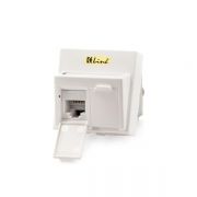 KELine Giga+ Modulo45 Cat.6, 2xRJ45/u, padldobozba, csatornba, csatlakozval