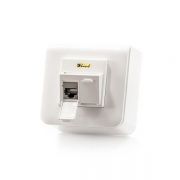 KELine Giga Modulo45 Cat.5E, 2xRJ45/s, falon kvli csatlakozval
