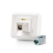 KELine Cat.6A, Modulo45, 2xRJ45/s, HD falon kvli