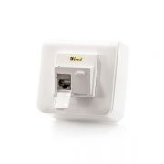 KELine Cat.6A, Modulo45, 2xRJ45/s, falon kvli, csatlakozval