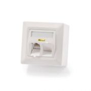 KELine Giga Modulo50 Cat.5E, 2xRJ45/u, padldobozba, csatornba, csatlakozval