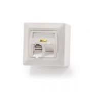 KELine Giga+ Modulo50 Cat.6, 2xRJ45/s, falon kvli, csatlakozval