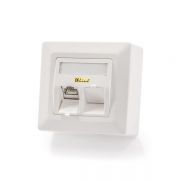 KELine Cat.6A, Modulo50, 2xRJ45/s, falon kvli csatlakozval