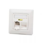 KELine Giga+ Modulo50 Cat.6, 2xRJ45/s, sllyesztett, csatlakozval