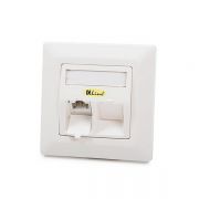 KELine Giga+ Modulo50 Cat.6, 2xRJ45/u, sllyesztett, csatlakozval