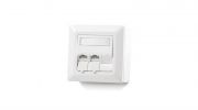 KELine Giga Modulo50 Cat.5E, 3xRJ45/s, padldobozba, csatornba, csatlakozval