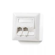 KELine Cat.6A, Modulo50, 3xRJ45/s, falon kvli, csatlakozval