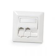 KELine Giga Modulo50 Cat.5E, 3xRJ45/u, sllyesztett, csatlakozval