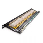 KELine Giga+ KOMPAKT Cat.6 HD Patch panel 0,5U 24xRJ45/s