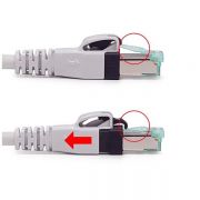 KELine Kategria 6A, 10Giga patch kbel STP, 7 m, LSOH halognments, szrke