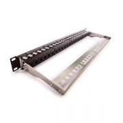 KELine Giga+ MODULAR Cat.6 Patch panel 24xRJ45/u, csatlakozval