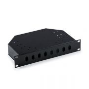 Triton 10 optikai rendez 8 SC, LC duplex, E2000 szmra, 1U, res